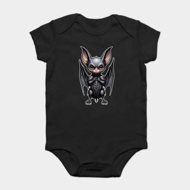 Sci-fi Bat 1 Baby Bodysuit by Grave Digs